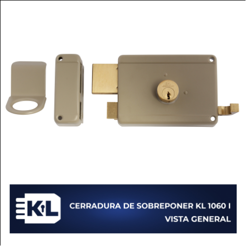 KL 1060 I CERR. DE SOBREPONER PASADOR RECTANGULAR