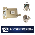 KL 1070 I MAX CERR. DE SOBREPONER DOBLE PASADOR