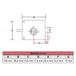 Cerradura de Sobreponer Phillips PRO 70