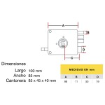 Cerradura de Sobreponer 2250 Phillips